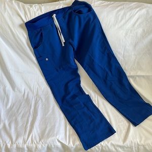 Figs Technical Collection scrub pants in “royal” blue
